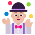 Person Juggling: Medium-light Skin Tone Emoji Copy Paste ― 🤹🏼 - microsoft