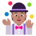 Person Juggling: Medium Skin Tone Emoji Copy Paste ― 🤹🏽 - microsoft