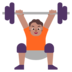Person Lifting Weights: Medium Skin Tone Emoji Copy Paste ― 🏋🏽 - microsoft