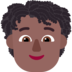 Person: Medium-dark Skin Tone, Curly Hair Emoji Copy Paste ― 🧑🏾‍🦱 - microsoft
