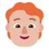 Person: Medium-light Skin Tone, Red Hair Emoji Copy Paste ― 🧑🏼‍🦰 - microsoft