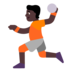 Person Playing Handball: Dark Skin Tone Emoji Copy Paste ― 🤾🏿 - microsoft