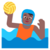 Person Playing Water Polo: Medium-dark Skin Tone Emoji Copy Paste ― 🤽🏾 - microsoft