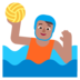 Person Playing Water Polo: Medium Skin Tone Emoji Copy Paste ― 🤽🏽 - microsoft