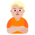 Person Pouting: Medium-light Skin Tone Emoji Copy Paste ― 🙎🏼 - microsoft