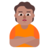 Person Pouting: Medium Skin Tone Emoji Copy Paste ― 🙎🏽 - microsoft