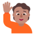 Person Raising Hand: Medium Skin Tone Emoji Copy Paste ― 🙋🏽 - microsoft