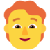 Person: Red Hair Emoji Copy Paste ― 🧑‍🦰 - microsoft