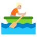 Person Rowing Boat: Medium-light Skin Tone Emoji Copy Paste ― 🚣🏼 - microsoft