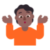 Person Shrugging: Medium-dark Skin Tone Emoji Copy Paste ― 🤷🏾 - microsoft