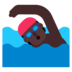 Person Swimming: Dark Skin Tone Emoji Copy Paste ― 🏊🏿 - microsoft