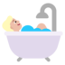 Person Taking Bath: Medium-light Skin Tone Emoji Copy Paste ― 🛀🏼 - microsoft