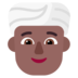Person Wearing Turban: Medium-dark Skin Tone Emoji Copy Paste ― 👳🏾 - microsoft