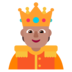Person With Crown: Medium Skin Tone Emoji Copy Paste ― 🫅🏽 - microsoft