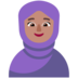 Woman With Headscarf: Medium Skin Tone Emoji Copy Paste ― 🧕🏽 - microsoft