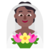 Person With Veil: Medium-dark Skin Tone Emoji Copy Paste ― 👰🏾 - microsoft