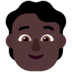 Person: Dark Skin Tone Emoji Copy Paste ― 🧑🏿 - microsoft