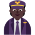 Pilot: Dark Skin Tone Emoji Copy Paste ― 🧑🏿‍✈ - microsoft