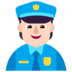 Police Officer: Light Skin Tone Emoji Copy Paste ― 👮🏻 - microsoft