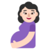 Pregnant Woman: Light Skin Tone Emoji Copy Paste ― 🤰🏻 - microsoft