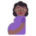 Pregnant Woman: Medium-dark Skin Tone Emoji Copy Paste ― 🤰🏾 - microsoft