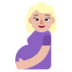 Pregnant Woman: Medium-light Skin Tone Emoji Copy Paste ― 🤰🏼 - microsoft