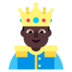 Prince: Dark Skin Tone Emoji Copy Paste ― 🤴🏿 - microsoft