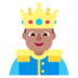 Prince: Medium Skin Tone Emoji Copy Paste ― 🤴🏽 - microsoft