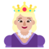 Princess: Medium-light Skin Tone Emoji Copy Paste ― 👸🏼 - microsoft