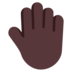 Raised Back Of Hand: Dark Skin Tone Emoji Copy Paste ― 🤚🏿 - microsoft