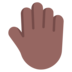 Raised Back Of Hand: Medium-dark Skin Tone Emoji Copy Paste ― 🤚🏾 - microsoft