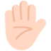 Raised Hand: Light Skin Tone Emoji Copy Paste ― ✋🏻 - microsoft