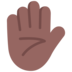 Raised Hand: Medium-dark Skin Tone Emoji Copy Paste ― ✋🏾 - microsoft