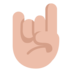 Sign Of The Horns: Medium-light Skin Tone Emoji Copy Paste ― 🤘🏼 - microsoft