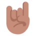 Sign Of The Horns: Medium Skin Tone Emoji Copy Paste ― 🤘🏽 - microsoft