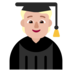 Student: Medium-light Skin Tone Emoji Copy Paste ― 🧑🏼‍🎓 - microsoft