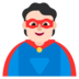 Superhero: Light Skin Tone Emoji Copy Paste ― 🦸🏻 - microsoft