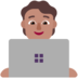 Technologist: Medium Skin Tone Emoji Copy Paste ― 🧑🏽‍💻 - microsoft