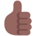 Thumbs Up: Medium-dark Skin Tone Emoji Copy Paste ― 👍🏾 - microsoft