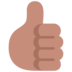 Thumbs Up: Medium Skin Tone Emoji Copy Paste ― 👍🏽 - microsoft
