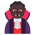 Vampire: Dark Skin Tone Emoji Copy Paste ― 🧛🏿 - microsoft