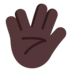 Vulcan Salute: Dark Skin Tone Emoji Copy Paste ― 🖖🏿 - microsoft