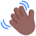 Waving Hand: Medium-dark Skin Tone Emoji Copy Paste ― 👋🏾 - microsoft