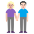 Woman And Man Holding Hands: Medium-light Skin Tone, Light Skin Tone Emoji Copy Paste ― 👩🏼‍🤝‍👨🏻 - microsoft