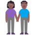Woman And Man Holding Hands: Medium-dark Skin Tone Emoji Copy Paste ― 👫🏾 - microsoft
