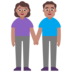 Woman And Man Holding Hands: Medium Skin Tone Emoji Copy Paste ― 👫🏽 - microsoft