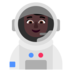 Woman Astronaut: Dark Skin Tone Emoji Copy Paste ― 👩🏿‍🚀 - microsoft
