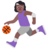 Woman Bouncing Ball: Medium-dark Skin Tone Emoji Copy Paste ― ⛹🏾‍♀ - microsoft