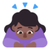Woman Bowing: Medium-dark Skin Tone Emoji Copy Paste ― 🙇🏾‍♀ - microsoft