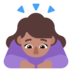 Woman Bowing: Medium Skin Tone Emoji Copy Paste ― 🙇🏽‍♀ - microsoft